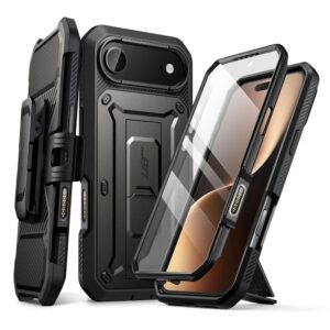 Supcase UB Pro dėklas skirtas Apple iPhone 17 Air - juodos spalvos