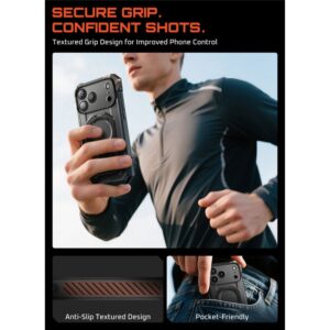 Supcase UB Grip Mag MagSafe dėklas skirtas Apple iPhone 17 Pro Max - juodos spalvos - Image 7