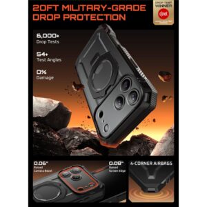 Supcase UB Grip Pro Mag MagSafe dėklas skirtas Apple iPhone 17 Pro Max - juodos spalvos - Image 3