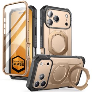 Supcase UB Grip Pro Mag MagSafe dėklas skirtas Apple iPhone 17 Pro Max - auksos spalvos - Image 1