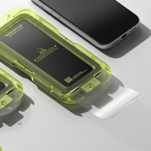 Ringke Easy Slide 2-pack apsauginis stiklas skirtas Apple iPhone 17 Pro Max - juodos spalvos - Image 4