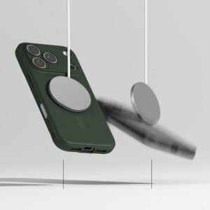 Ringke Onyx Magnetic MagSafe dėklas skirtas Apple iPhone 17 Pro - žalios spalvos - Image 6
