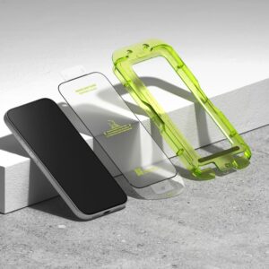 Ringke Easy Slide 2-pack apsauginis stiklas skirtas Apple iPhone 17 Pro - juodos spalvos - Image 3