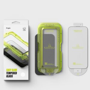 Ringke Easy Slide 2-pack apsauginis stiklas skirtas Apple iPhone 17 Air - juodos spalvos - Image 6