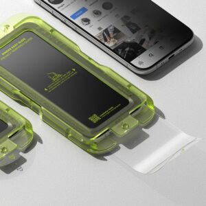 Ringke Easy Slide 2-pack Privacy Glass skirtas Apple iPhone 17 Air - juodos spalvos - Image 5