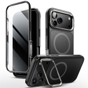 Supcase IBLSN Ares Flip Mag MagSafe dėklas skirtas Apple iPhone 17 Pro - juodos spalvos - Image 2
