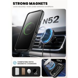 Supcase IBLSN Ares Flip Mag MagSafe dėklas skirtas Apple iPhone 17 Pro - juodos spalvos - Image 6