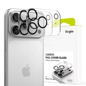 Ringke Camera Full Cover 2-pack skirtas Apple iPhone 17 Pro Max - juodos spalvos