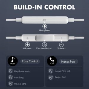 Tech-Protect Ultraboost Core G2 Lightning ausinės - baltos spalvos - Image 7