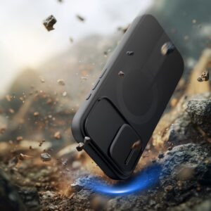 Tech-Protect Kevlar Aura MagSafe dėklas skirtas Apple iPhone 17 - juodos spalvos - Image 7
