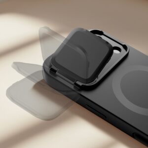 Tech-Protect Kevlar Aura MagSafe dėklas skirtas Apple iPhone 17 Pro - juodos spalvos - Image 5