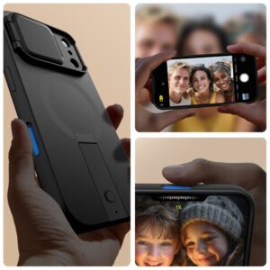 Tech-Protect Kevlar Aura MagSafe dėklas skirtas Apple iPhone 17 Pro Max - juodos spalvos - Image 2