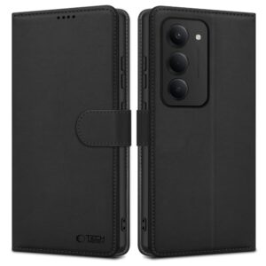 Tech-Protect Wallet dėklas skirtas Xiaomi Redmi 15 4G / 5G - juodos spalvos
