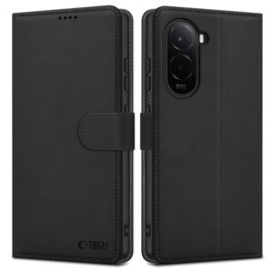 Tech-Protect Wallet dėklas skirtas Xiaomi Poco M7 - juodos spalvos