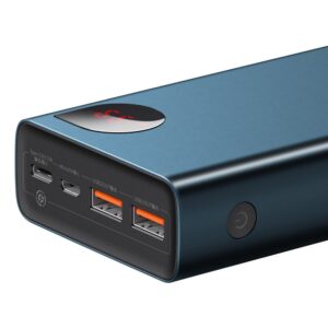 Baseus Adaman power bank 2x USB / 1x USB Type C / 1x micro USB 20000mAh 65W Quick Charge 4.0 Power Delivery mėlynos spalvos (PPIMDA-D03) - Image 7