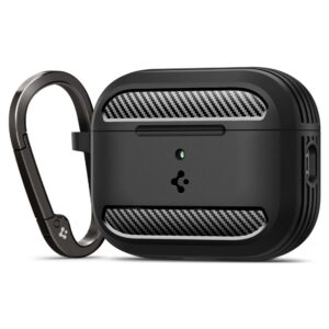 Spigen Rugged Armor dėklas skirtas AirPods 3 - Matte juodos spalvos