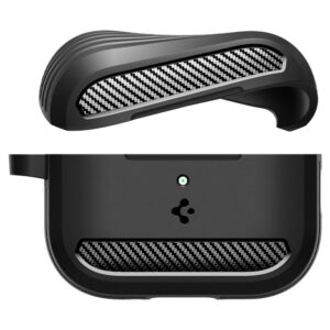 Spigen Rugged Armor dėklas skirtas AirPods 3 - Matte juodos spalvos - Image 4