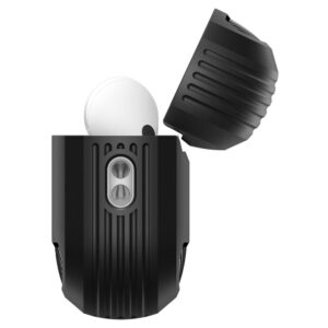 Spigen Rugged Armor dėklas skirtas AirPods 3 - Matte juodos spalvos - Image 6