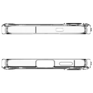 Spigen Ultra Hybrid Mag MagSafe dėklas skirtas Samsung Galaxy S25 FE - Clear and White - Image 5