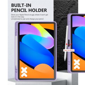 Tech-Protect SmartDėklas Pen dėklas skirtas Lenovo Idea Tab 11.0 TB-336 - violetinės spalvos - Image 9