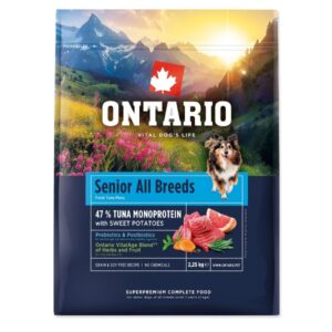 Ontario Senior All breeds Monoprotein Tuna & Sweet potatoes 2,25kg