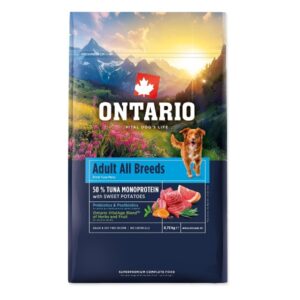 Ontario Adult All breeds Monoprotein Tuna & Sweet potatoes 0,75kg