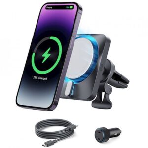 ESR 15W belaidis MagSafe automobilinis telefono įkroviklis