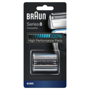Skustuvo galvutė Braun 83M Matt silver