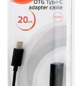 Kabelis GEMBIRD USB Type C M, USB Type A M, 0.2m, juodas - Image 3