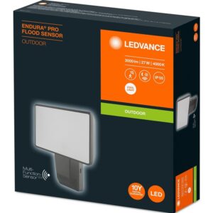 Lauko prožektorius su judesio davikliu LED 27W 3000lm IP55 - Image 2