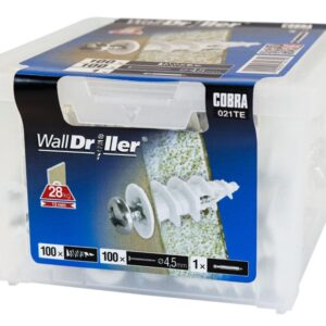 Įsukami GKP įvarai, 3,5 x 22 mm, nailoniniai, 100 vnt. - Image 2