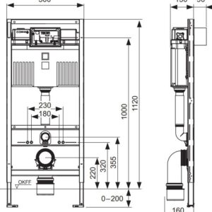 Rėmas wc universalus tece 9300302 profil - Image 3