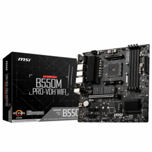 MSI B550M Pro-VDH WiFi, AMD B550 pagrindinė plokštė - Sockel AM4 - Image 3