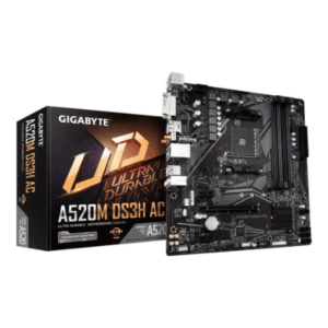 GIGABYTE A520M DS3H AC pagrindinė plokštė, Sockel AM4, AMD A520, Micro-ATX, DDR4 - Image 6