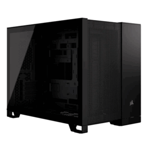 Corsair 2500D Airflow Micro-ATX kompiuterio korpusas, Tempered Glass - juodos spalvos - Image 6