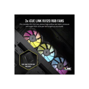 Corsair 6500X RGB Midi-Tower, Tempered Glass - juodos spalvos - Image 16