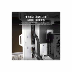 Corsair 6500X RGB Midi-Tower, Tempered Glass - baltos spalvos - Image 17