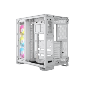 Corsair 6500X RGB Midi-Tower, Tempered Glass - baltos spalvos - Image 6