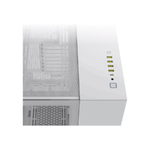 Corsair 6500X RGB Midi-Tower, Tempered Glass - baltos spalvos - Image 9