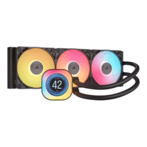 Corsair iCUE LINK Titan 360 RX LCD RGB Complete Water Cooling - 360 mm, juodos spalvos - Image 3