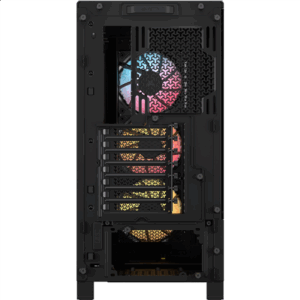 Corsair Frame 4000D RS ARGB Tempered Glass Midi-Tower, juodos spalvos - Image 7