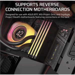 Corsair iCUE LINK 5000T LX PC-kompiuterio korpusas, Midi-Tower, E-ATX, RGB, Tempered Glass - juodos spalvos - Image 7