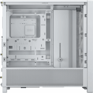 Corsair Frame 4000D RS Tempered Glass Midi-Tower, baltos spalvos - Image 5