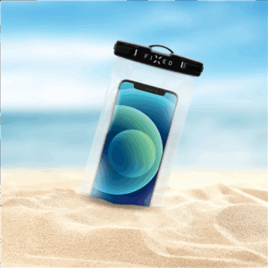 FIXED Float vandeniui atsparus dėklas telefonui, juodos spalvos - Image 4