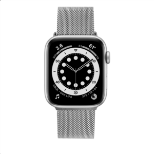 FIXED Mesh apyrankė Apple Watch 38/40/41mm, sidabro spalvos - Image 5