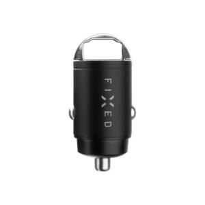 FIXED USB-C/USB automobilinis įkroviklis 30W, juodos spalvos - Image 2