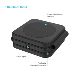 FIXED Flex belaidis įkroviklis skirtas Samsung įrenginiams, juodos spalvos - Image 6