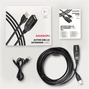 AXAGON ADR-205 active USB extension cable, USB 2.0, USB-A to USB-A - 5m - Image 8