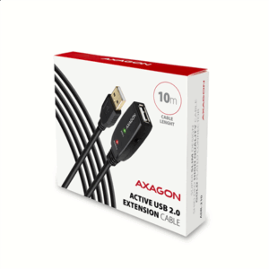 AXAGON ADR-210 active USB extension cable, USB 2.0, USB-A to USB-A - 10 m - Image 9
