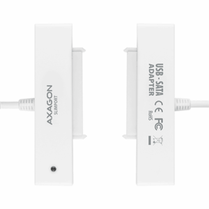 AXAGON ADSA-1S SLIMPort Adapter, USB 2.0, 2.5" SSD/HDD, SATA - with Case - Image 5
